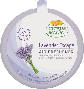 Sáp thơm Citrus Magic Lavender Escape Air Fresher hấp thụ mùi hôi và làm trong lành không khí 226g của Mỹ
