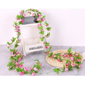 [HCM] 2.3M 42 Đầu Dây leo hoa hồng lụa dáng dài trang trí siêu đẹp -Hesede