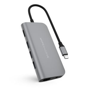 Cổng Chuyển HyperDrive Power 9-in-1 USB-C Dành Cho For iPhone Macbook Ultrabook USB-C Devices - HD30F