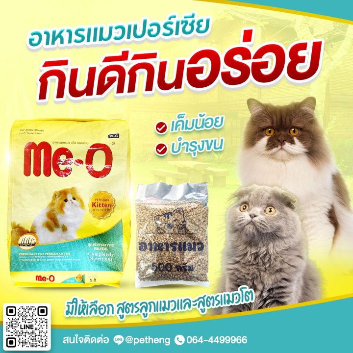 มีโอ ลูกแมวเปอร์เซีย อาหารแมว แบ่งบรรจุ500กรัมx3ถุง | Lazada.co.th