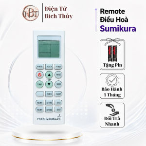 Điều khiển điều hòa SUMIKURA Mã 01 remote máy lạnh SUMIKURA - Tặng kèm pin - T&U Remote