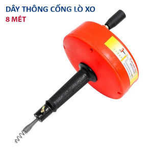 Dụng cụ thông tắc cống thoát nước [HỎA TỐC] lavabo ống cống ống thoát nước phòng tắm 8M - BỬU NGHỆ THÀNH - DCTO 8 mét