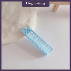 [huguosheng] Creative Portable Compact Travel Folding Comb Portable Folding Comb Hair Massage Comb Anti Static Hairdressing Tools