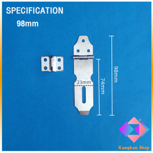 KANGBAN ตัวล็อคลิ้นชัก สายยู ตู้ ประตู อุปกรณ์ฮาร์ดแวร์ปรับปรุงบ้าน Padlock Door Latch Lock Hasp