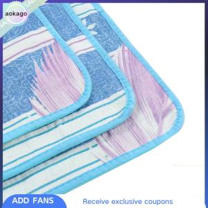 Aokago แผ่นทำความร้อนไฟฟ้าสำหรับสุนัขและแมวสัตว์เลี้ยงแผ่นรองให้ความอบอุ่นในฤดูหนาวแผ่นรองให้ความอบอุ่นสำหรับที่นอนสัตว์อุปกรณ์เสริมเครื่องทำความร้อน