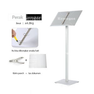 ⭐Ready Stock⭐Stand Menu A4 Holder Stand Tempat Menu Display Stand  Rak Menu Buku Menu Restoran Cover