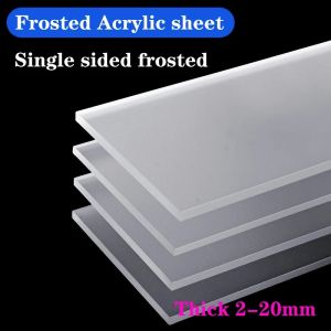 Thick 2-20mm Single Sided Frosted Acrylic Board Matte Translucent Organic Glass Plastic Sheet for Partition Diffusion Board