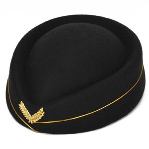 SQMETR High-quality Women Lady Work Cap Air Hostesses Hat Stewardess Hat Party Hats Beret Hat