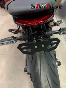 MT09 2021 License Plate Holder LED Light For YAMAHA MT-09 /SP 2022 2023 Motorcycle Tail Tidy Rear Fender Eliminator Accessories
