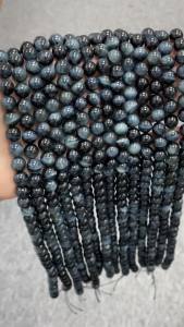 Natural Blue Tigers Eye Stone Loose Round Beads 8.5mm