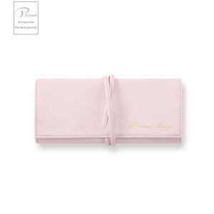 Comelnya PU Leather Makeup Brush Bag Tie Rope Design Simple Classic Style Beg Berus Alat Solek Gaya Ringkas Klasik