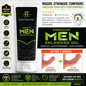 JUTAY ESSENTIALS PREMIUM MEN ENLARGING GEL - Get the Size and Performance You Desire with Manual