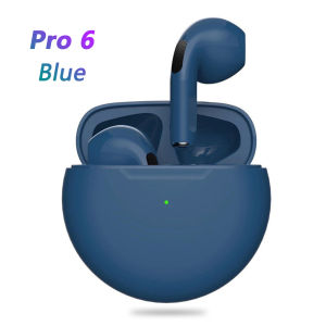 VAORLO หูฟังหูฟังบลูทูธ Pro6 True Wireless ควบคุมแบบสัมผัสพร้อมไมค์กันน้ำ TWS สเตอริโอหูฟังกีฬา