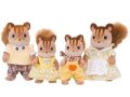 【100% original From Japan 】 Sylvanian Families Doll Walnut Squirrel Family FS-17. 