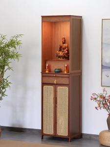 Buddha Shrine New Chinese Style Offering Table Buddha Stand Home Modern Cabinet God Table Offering Cabinet
