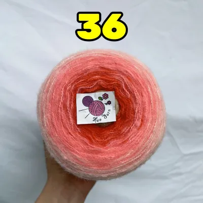 Len mohair cầu vồng cối 500g