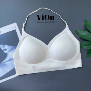 Áo lót hở lưng mút mỏng 1.5cm chất su nước mềm mát Áo ngực mặc áo yếm mút cố định AU15