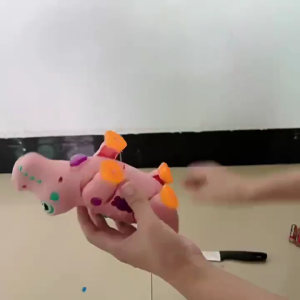 Electric Universal Glowing Cute Crocodile Shape Toy Car Music Led Lighting Children Toy Boys Girls Birthday Presents