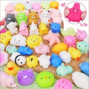 20Pcs Squishies Toys for Kids Slime Animal Squishies Toys Squishy Fidget Toy Stress Reliever Toy
