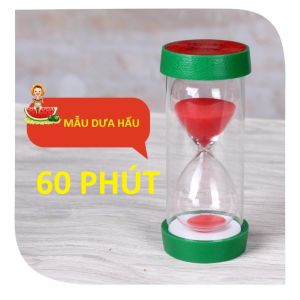 Đồng hồ cát kiểu trái cây 1/3/5/10/15/30 phút mini đồng hồ hẹn giờ đếm ngược trang trí để bàn cute dễ thương