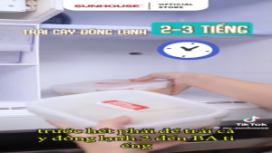 Máy Ép Chậm Sunhouse SHD5516 – 600ml – Ép Kiệt Bã – Làm Kem Trái Cây