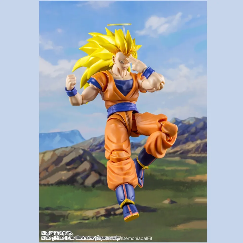 New Demoniacal Fit Super Saiyan 3 Golden Storm Son Goku 1/12 Action Figure  Stock