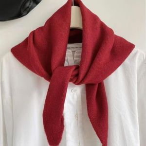 CHLOCH Ấm áp Khăn len đan Thoáng khí Đa chức năng Khăn tam giác  Khăn choàng nữ Mùa đông