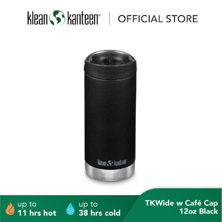 Klean Kanteen TKWide Insulated Stainless Steel Tumbler with Café Cap