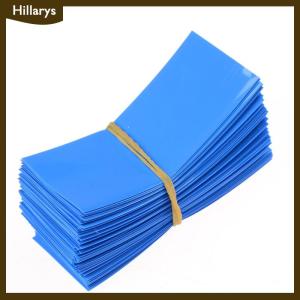 [Hillarys] 100pcs 18650 Battery Wrap PVC Heat Shrink Tubing Pre-cut Precut