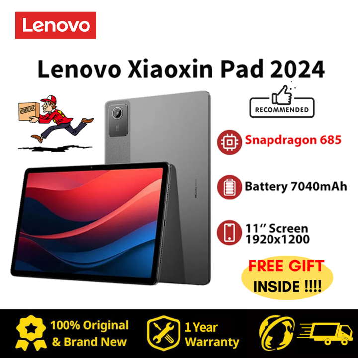 Lenovo Xiaoxin Pad 2024 Tablet/Lenovo Xiaoxin Pad 11 inch 90HZ FHD+LCD  Screen Snapdragon 685 7040mAh Large Battery Dolby Atmos WIFI Lenovo Tablet