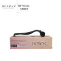 HOSOKU Derma Roller System – 0.75mm | 540 Titanium Needles for Hair Growth & Acne Scar Treatment. 