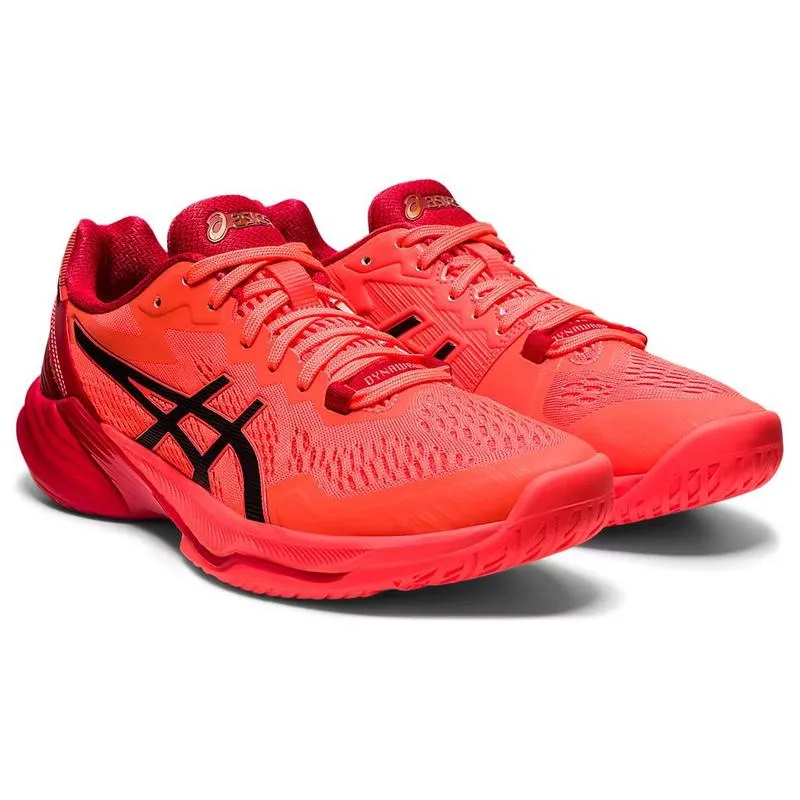 Asics volleyball shoes red best sale