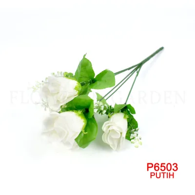 FA P6503 Bouquet Bunga Rose Hias Artifisial Dekorasi Rumah Kantor Hotel Pernikahan