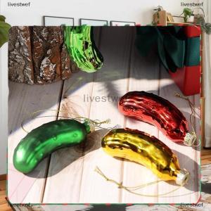 [COD] livestwef 1Pcs Christmas Tree Hanging Ornament Cucumber Pendant Creative Pickled Cucumber Christmas Tree Decor Pendant