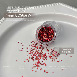 Mini love sequins diy  splendor nail decoration đồ trang trí nho nhỏ 4 hộp