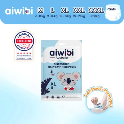 Aiwibi Swimming Disposable Waterproof Baby Swim Pants for Baby Pull-Up Pants L XL XXL XXXL Swimming Pool
