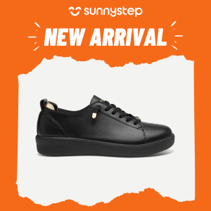 Sunnystep - Dream Cloud Sneaker - Full Black White Cream - Most Comfortable Walking Shoes