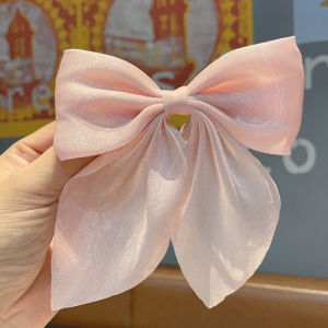 Super Fairy Shimmer Fantasy Bow Knot Hairpin Sweet Girl Duckbill Clip Top Clip Headdress