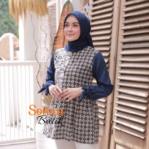 Baju Batik Wanita Kawung Matahari