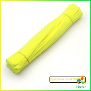 Harper ลวดกำมะหยี่ DIY ยาว 30 cm หนา 6mm ทำงานฝีมือ Chenille Stems