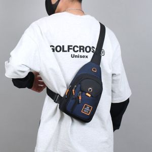 JIVIVIL Túi Đeo Chéo Nylon Đa Chức Năng Túi Đeo Ngực Ba Lô Đeo Một Vai Thiết Kế Nhiều Túi Có Khóa Kéo Thích Hợp Cho Việc Đi Lại Làm Việc Và Du Lịch Hàng Ngày