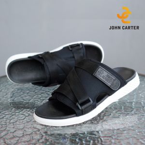 John Carter Floppy Original - Sandal Selop Pria Dewasa - Sandal Distro Pria Keren - Sendal Slip-on Pria - Sandal Slide Karet Pria Asli Original - Sandal Casual Cowok Terbaru 2021
