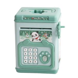 Kids Box Realistic Fingerprint and Password Unlocking Box for Home Savings and Financial Management Safe