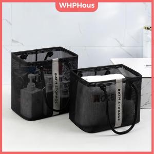 WHPHous Large small Shower Bag Portable Toiletry Bag Mens  Supplies Mesh Toiletry Bag Basket Womens Travel Storage Basket