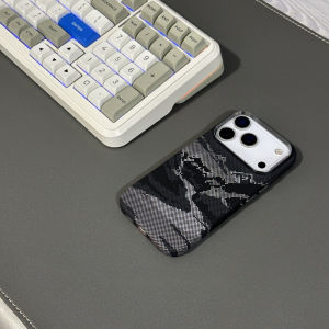 Abstract Mountains Rivers Case for iPhone 17 16 15 Pro Max Magnets Back Cover Camera Lens Full Ring Hard PC Phone Coque