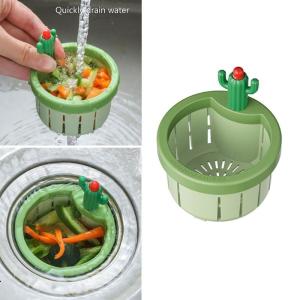 Nâng cấp xương rồng bồn rửa giỏ xách tay chất thải nhà bếp Collector Lọc cống với Báo Chí thiết kế đơn giản cài đặt