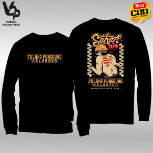 Kaos Tulang Punggung Keluarga Distro Lengan Panjang Tshirt Longsleeve Pakaian Pria Atasan