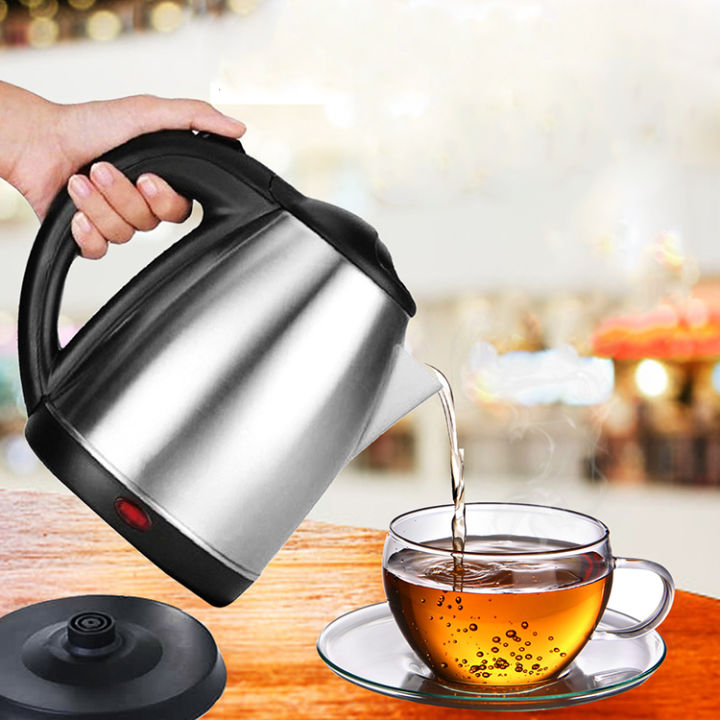 2L Stainless Steel Automatic Quick Cook Household Electric Kettle Lazada PH