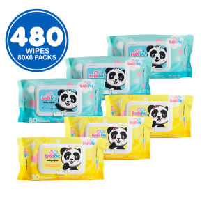 Babypal Baby wipes Unscented and Powder Scent 80 Tender sheets 3 Packs each Wet Wipes for Baby kids newborn with Vitamin E Aloe Vera All Natural New born Wipe for Kids Baby pal Sale Moisturizer Wipe Bundle flash sale Free Shipping