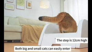 Automatic Cat Litter Box Smart Cat Toilet Litter Tray Self Cleaning APPremote control Open automatic